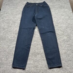Vintage Levi's Jeans Womens 26x32 Dark Blue High Rise Tapered Leg Button Fly 80s